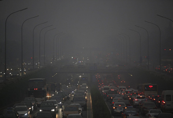 北京前10个月PM2.5浓度同比降8.6%